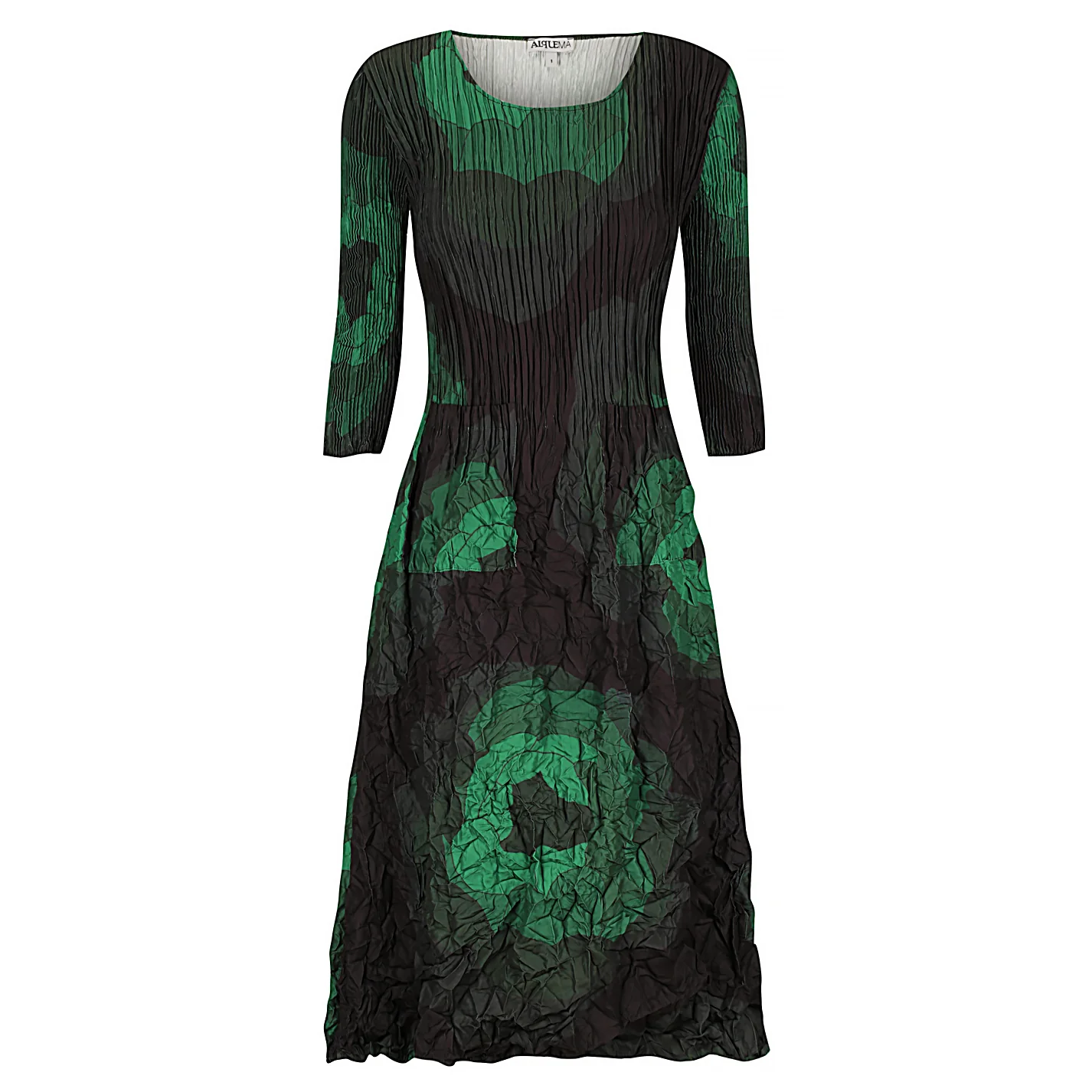 3/4 Sleeve Smash Pocket Dress - Prints - Image 15